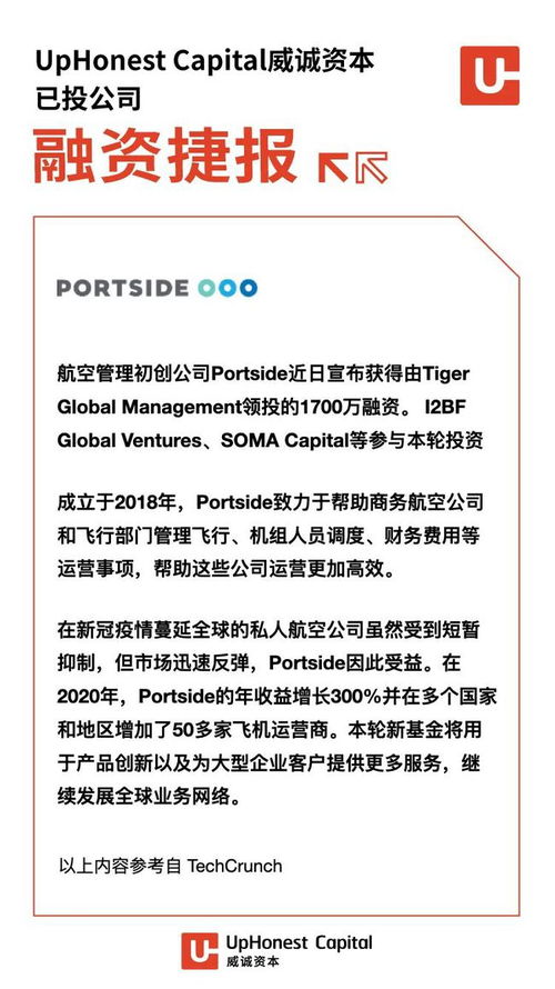 Portside航空軟件獲1700萬(wàn)美元融資，推動(dòng)航空信息系統(tǒng)集成服務(wù)新升級(jí)